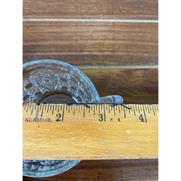 Set of Six Smith Glass Daisy and Button Clear Punch Cups - Picture 7 of 7